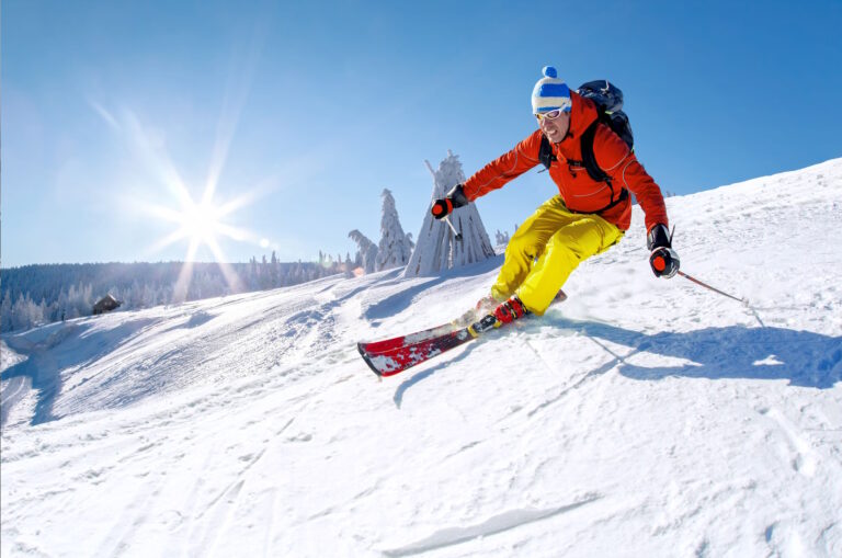 Skifahren in den Dolomiten